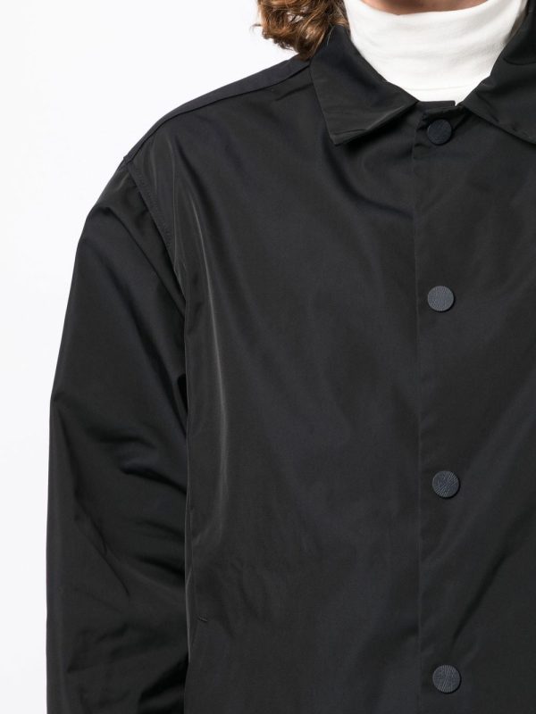 Buttoned Classic-Collar Jacket Sale