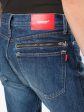 Mid-Rise Straight-Leg Jeans For Sale