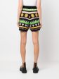 Graphic-Print Knitted Shorts Online