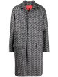 Graphic-Print Single-Breasted Coat Online