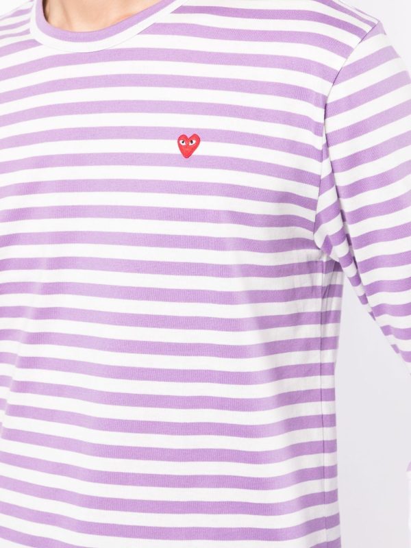 Long-Sleeve Striped T-Shirt Online Hot Sale