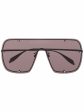 Tinted Oversize-Frame Sunglasses For Cheap