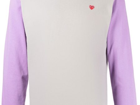 Bi-Colour Long-Sleeve T-Shirt For Sale