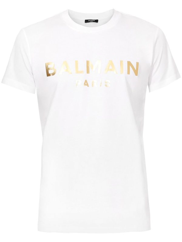 Gold Foil Logo Short Sleeve T-Shirt For Discount