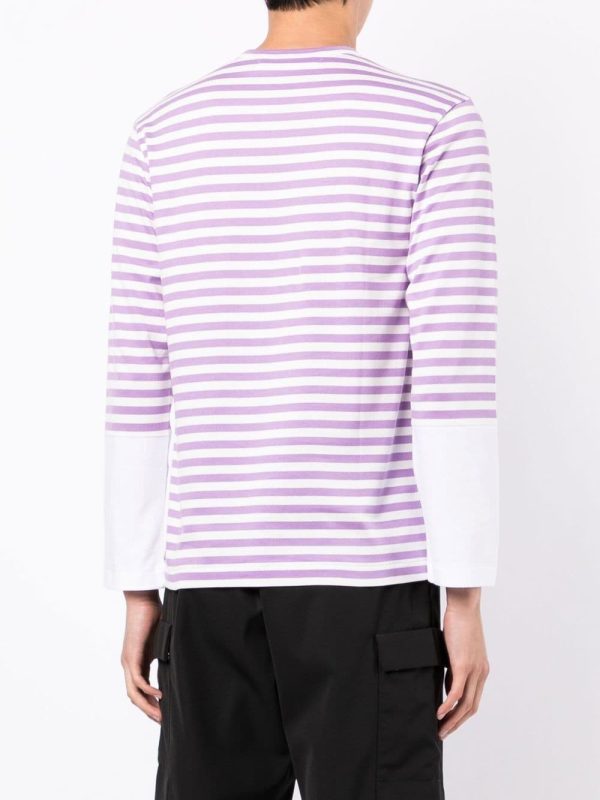 Long-Sleeve Striped T-Shirt Online Hot Sale