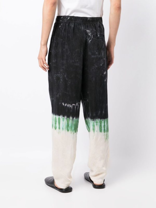 Tie-Dye Print Straight-Leg Trousers Discount