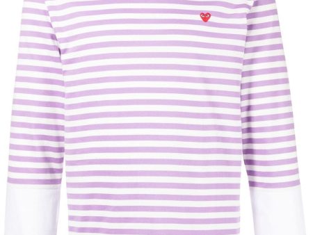 Long-Sleeve Striped T-Shirt Online Hot Sale