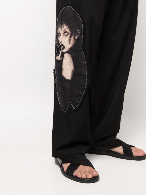 Drawstring Straight-Leg Trousers Hot on Sale