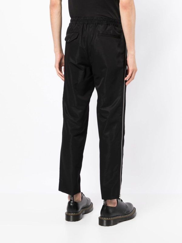 Side Zip-Detail Trousers Online Sale