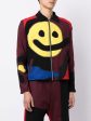 Jersey Patchwork Smiley Jacket Fashion