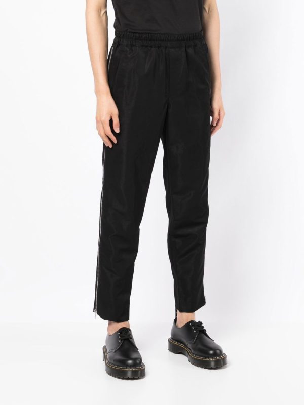 Side Zip-Detail Trousers Online Sale