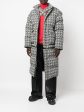 Moon Diamond-Pattern Oversized Puffer Coat Online