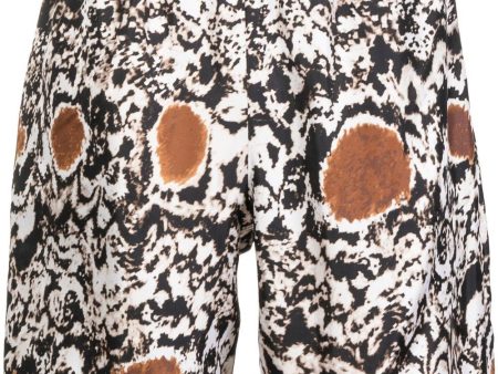 Silk Abstract-Pattern Shorts Online