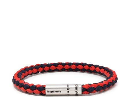 X Orlebar Brown Engraved-Logo Bracelet on Sale