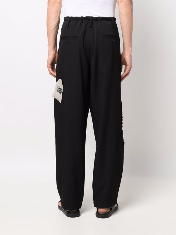 Drawstring Straight-Leg Trousers Hot on Sale