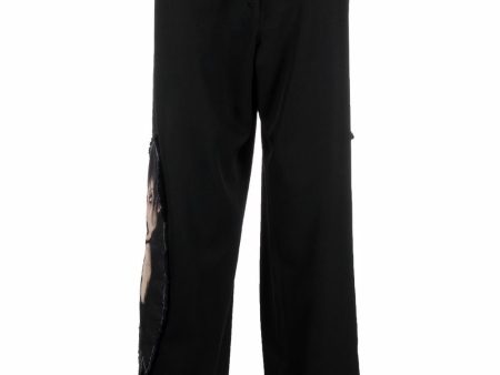 Drawstring Straight-Leg Trousers Hot on Sale