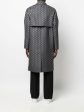 Graphic-Print Single-Breasted Coat Online