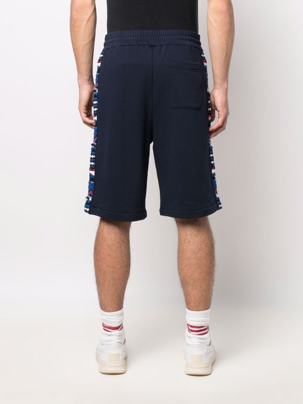 Patterned Jacquard Cotton Shorts Online