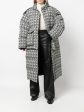 Moon Diamond-Pattern Oversized Puffer Coat Online