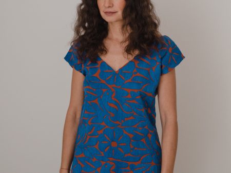 Blusa Jalapa V Chedron Azul Online