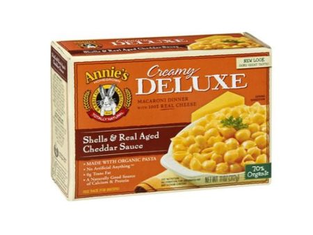 Annie s Deluxe Aged Cheddar Macaroni & Cheese Made with Organic Pasta Supply