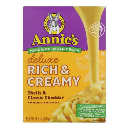 Annie s Deluxe Rich & Creamy Shells & Classic Cheddar Discount