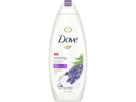 Dove Relaxing Body Wash Lavender Oil & Chamomile Cleanser  20 oz Online now