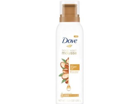 Dove Body Wash Mousse with Argan Oil  10.3 Oz. Supply