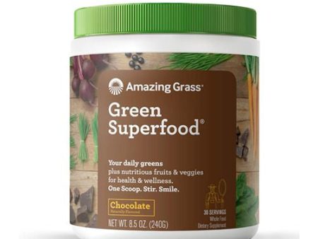 Amazing Grass, Chocolate Green Superfood - 8.5 Oz Online Sale