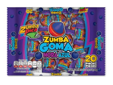 Zumba Goma Blueberry - 1 piece Discount