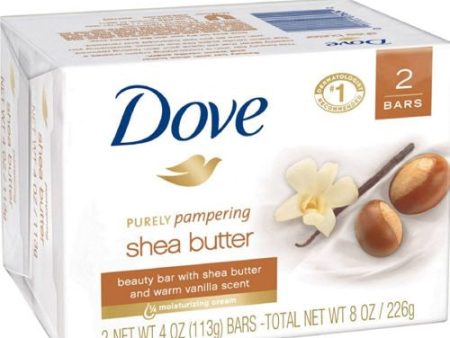 Dove Purely Pampering Shea Butter Beauty Bar, 4 oz, 2 Bar (B0094BP7W2) Hot on Sale