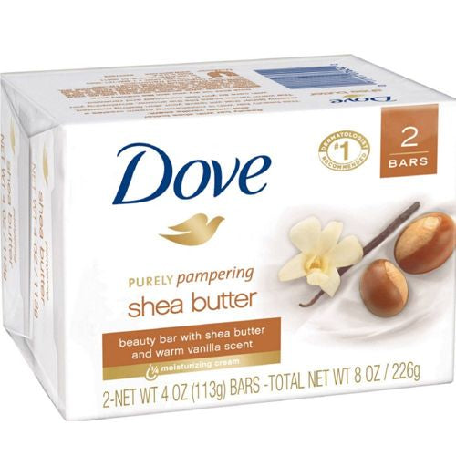 Dove Purely Pampering Shea Butter Beauty Bar, 4 oz, 2 Bar (B0094BP7W2) Hot on Sale