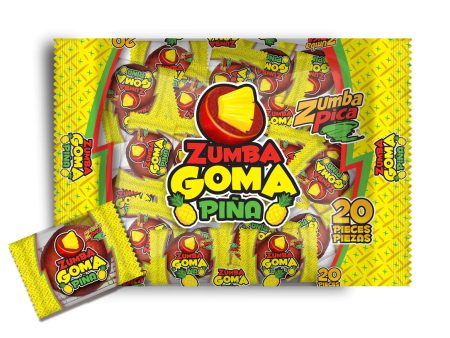 Zumba Goma Pineapple - 1 piece Online now