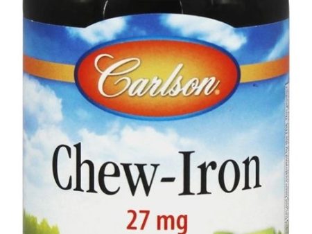 Carlson Chewable Iron 60 Tablets Online now