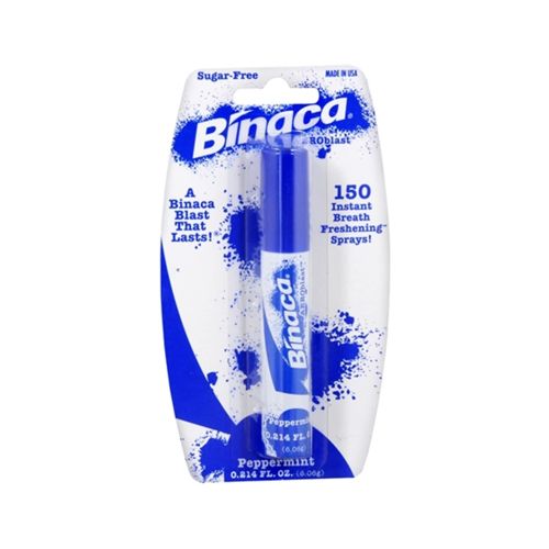 Binaca Aerosol Breath Spray PepperMint 0.20 oz Online now