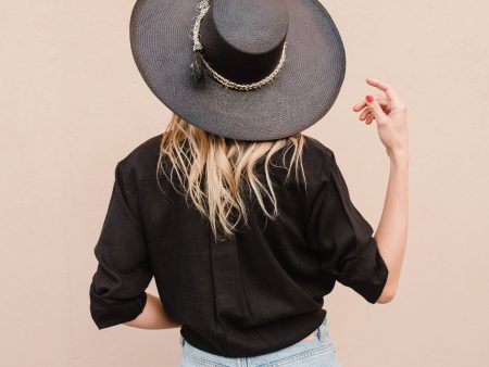 Sombrero de Palma Negro Supply