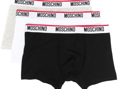 Logo-Waistband Three-Pack Boxers For Sale