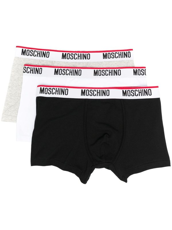 Logo-Waistband Three-Pack Boxers For Sale