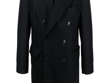 Double-Breasted Wool Coat Hot on Sale