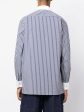 Striped Button-Up Shirt For Discount