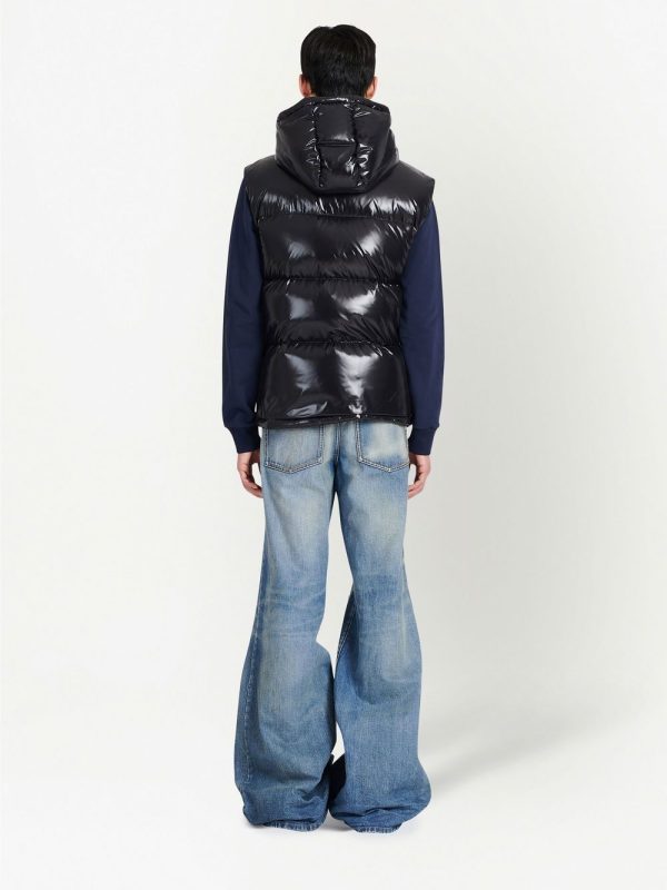 Puffer Hooded Sleeveless Jacket on Sale