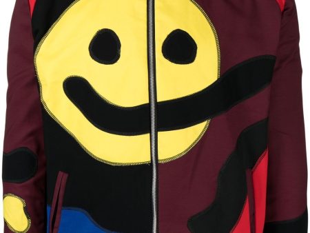 Jersey Patchwork Smiley Jacket Fashion