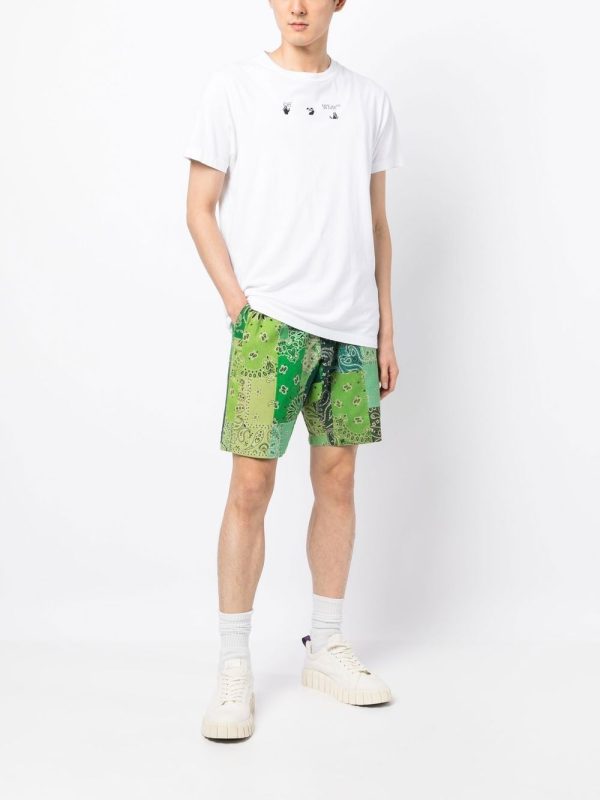 Graphic-Print Ec-St Shorts Cheap