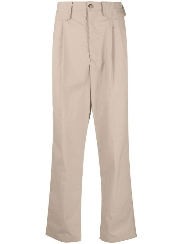 High-Rise Pleated Trousers Supply